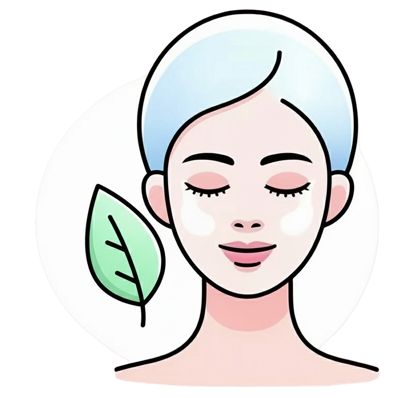 illustration peau soulagée