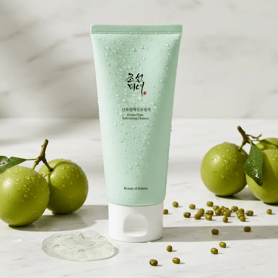 Gros Plan Nettoyant Green Plum Beauty of Joseon proof