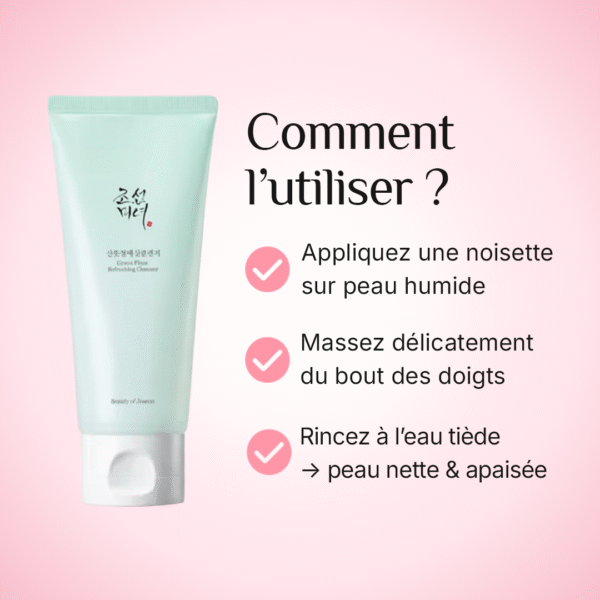 Comment utiliser le Green Plum Cleanser
