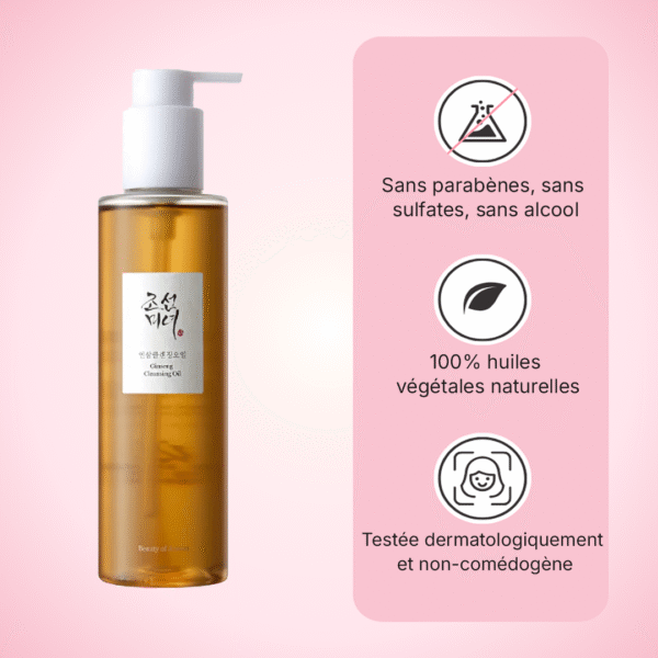 Certifications de la Ginseng Cleansing Oil