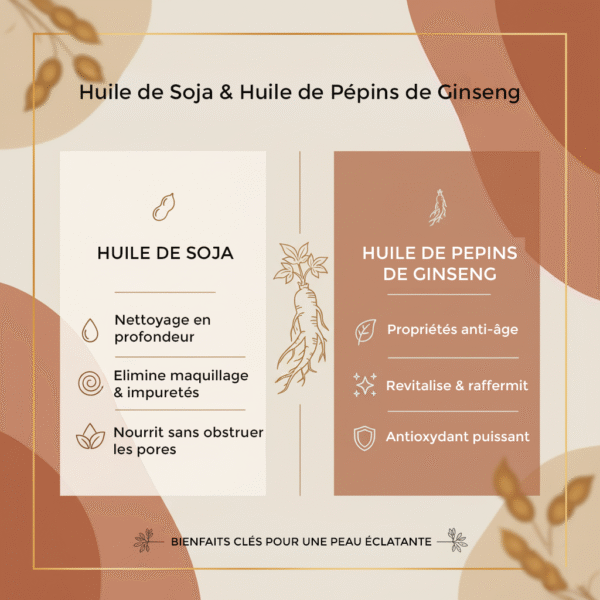 Infographic du Ginseng Cleansing Oil Beauty of Joseon