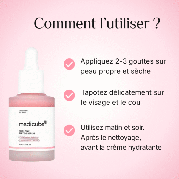 Comment Utiliser le Medicube PDRN Pink Peptide