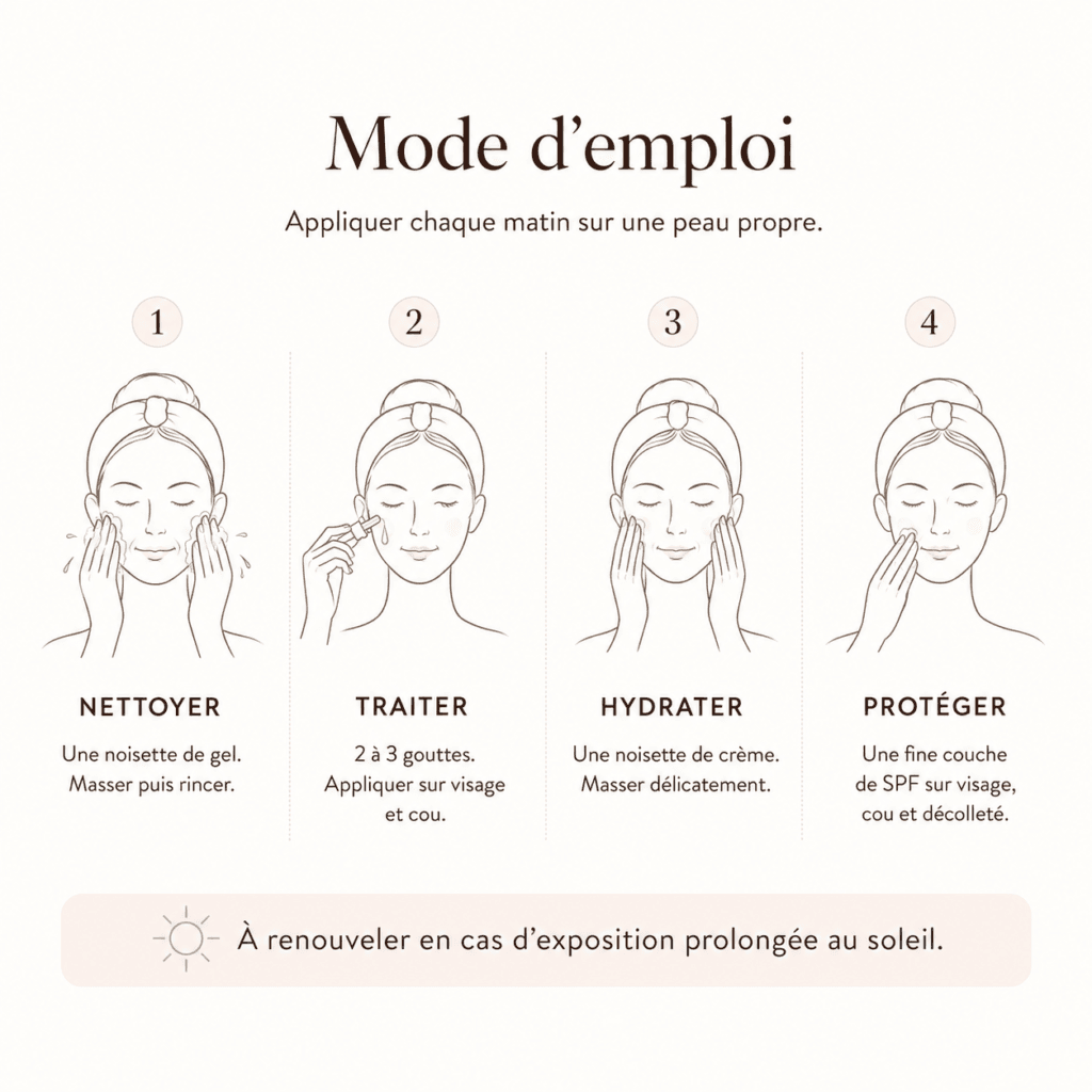 Mode d'emploi de la routine du matin