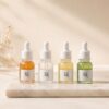 Hanbang Serum Discovery Kit de Beauty of Joseon ouvert, avec quatre mini-sérums disposés dans leur coffret.