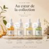 Les quatre mini-sérums Hanbang Beauty of Joseon Glow, Glow Deep, Calming et Revive présentés avec leurs principaux usages.