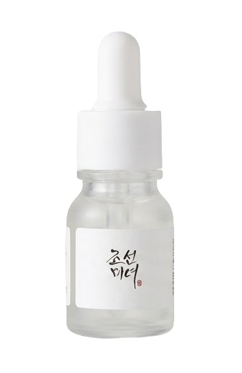 Mini-sérum Glow Deep de Beauty of Joseon en flacon clair avec pipette blanche.