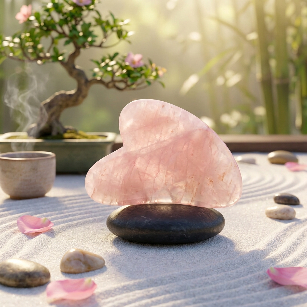 Gua Sha Quartz Rose