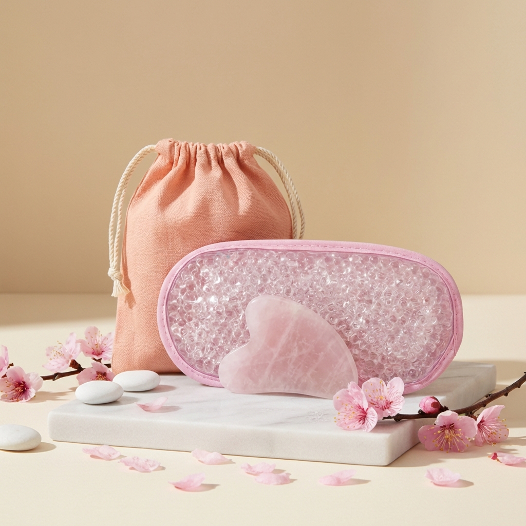 Duo Beauté : Masque Thermothérapie et gua sha quartz rose