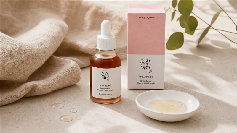 Sérum Beauty of Joseon Revive Ginseng Snail Mucin K-beauty anti-âge peau mature