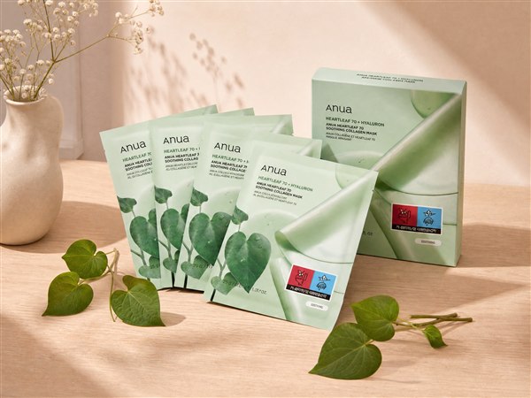 Masques tissu Anua Heartleaf 70 Collagen pour peau réactive