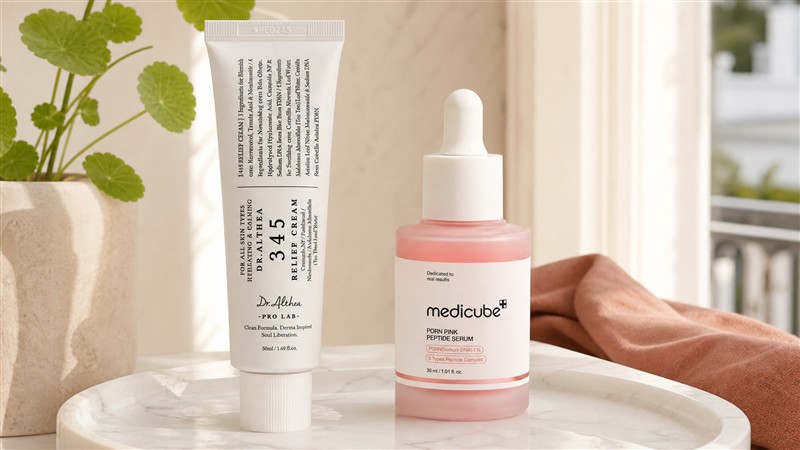 Alternatives K-beauty douces à la crème anti-âge irritante pour peau mature sensibilisée