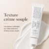 Texture crème souple de la Dr. Althea 345 Relief Cream avec le tube du produit.