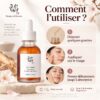 Guide d’utilisation du Revive Serum de Beauty of Joseon en trois gestes : déposer, appliquer et tapoter.