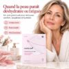 Medicube PDRN Pink Collagen Gel Mask présenté comme soin pour les peaux déshydratées ou fatiguées.