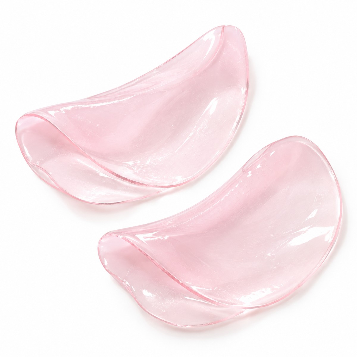 Texture translucide rose du Medicube PDRN Pink Collagen Gel Mask en deux parties.